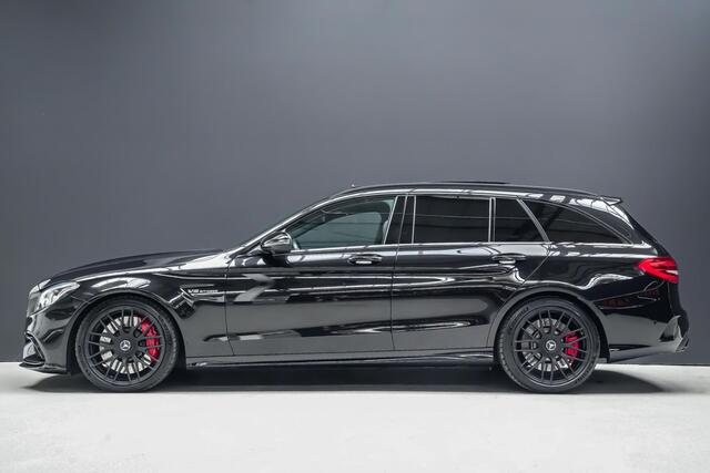 Mercedes-Benz C-KLASSE Estate AMG 63 S |carbon|memory|head-up|panoramadak|360 camera|Burmester|stoelventilatie|blind-spot|rijstrookhulp|