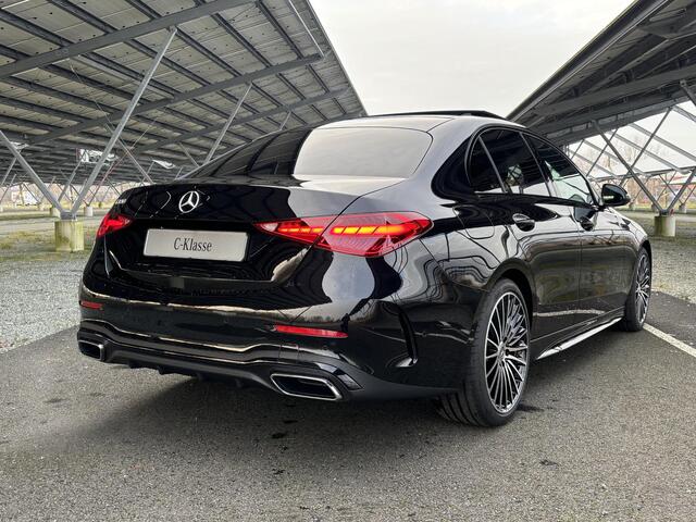 Mercedes-Benz C-KLASSE 180 Star Edition AMG Line | Night | Panoramadak | Burmester | Memory stoelen | Sfeerverlichting | Parkeercamera |