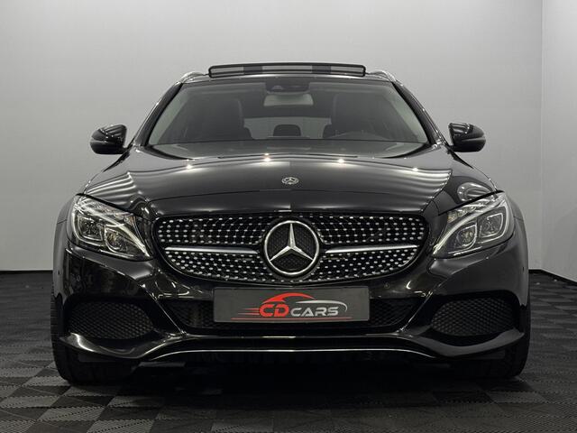 Mercedes-Benz C-KLASSE Estate 180 Sport Edition Premium Plus Pano, Half leder, Parkeersensoren, Cruise control, Burmester, Stoelverwarming