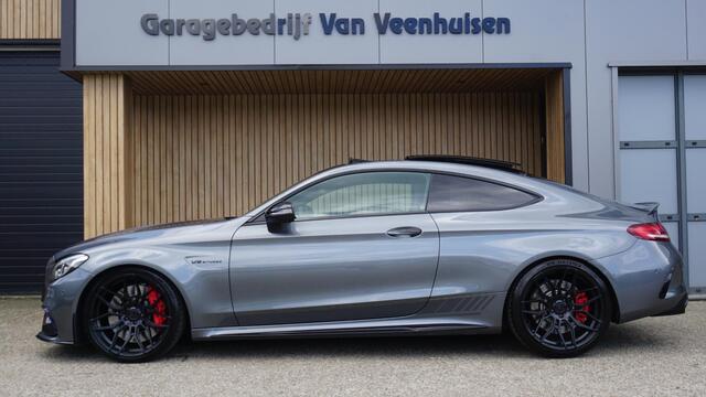 Mercedes-Benz C-KLASSE Coupé AMG 63 S 510pk! Edition 1 Pano.Dak Burmster Head-up 20inch LM Wheel Force Performance-Seats & Nappa-Leder *Glascoating* Unieke AMG!
