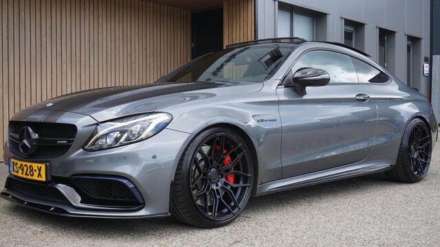 Mercedes-Benz C-KLASSE Coupé AMG 63 S 510pk! Edition 1 Pano.Dak Burmster Head-up 20inch LM Wheel Force Performance-Seats & Nappa-Leder *Glascoating* Unieke AMG!