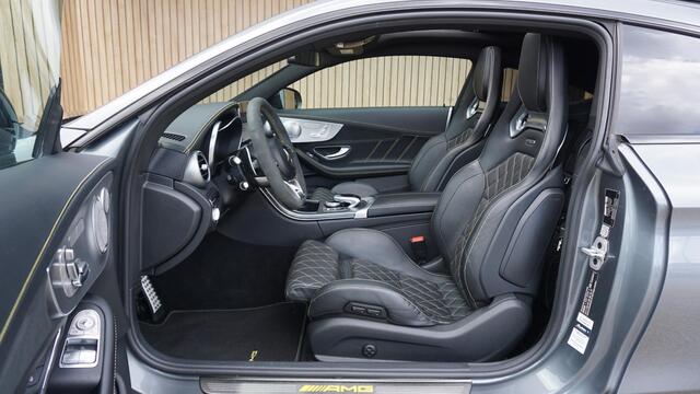 Mercedes-Benz C-KLASSE Coupé AMG 63 S 510pk! Edition 1 Pano.Dak Burmster Head-up 20inch LM Wheel Force Performance-Seats & Nappa-Leder *Glascoating* Unieke AMG!