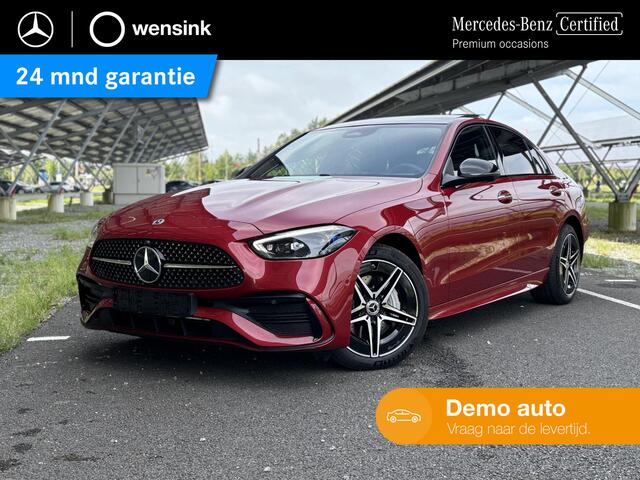 Mercedes-Benz C-KLASSE 300e AMG Line | Night | Panoramadak | Winter pakket | Sfeerverlichting | 360 camera | Memory stoelen | Digital light |
