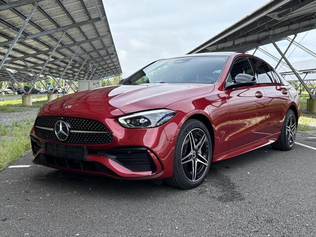 Mercedes-Benz C-KLASSE 300e AMG Line | Night | Panoramadak | Winter pakket | Sfeerverlichting | 360 camera | Memory stoelen | Digital light |