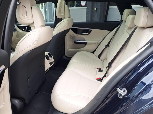 Mercedes-Benz C-KLASSE Estate 200 | Beige leder | Panoramadak | Trekhaak | Memorystoelen Verwarmd | 360° Camera | Sfeerverlichting