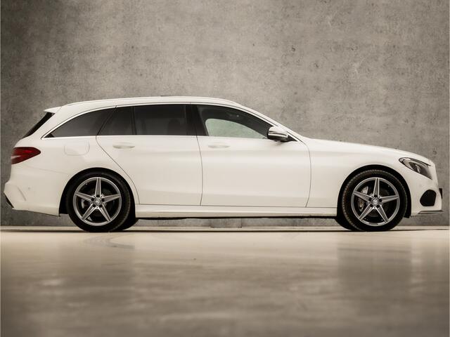 Mercedes-Benz C-KLASSE Estate 180 AMG Sport 157Pk Automaat (PANORAMADAK, NAVIGATIE, CLIMATE, LEDER, ELEK SPORTSTOELEN, STOELVERWARMING, GETINT GLAS, NIEUWE APK, NIEUWSTAAT)