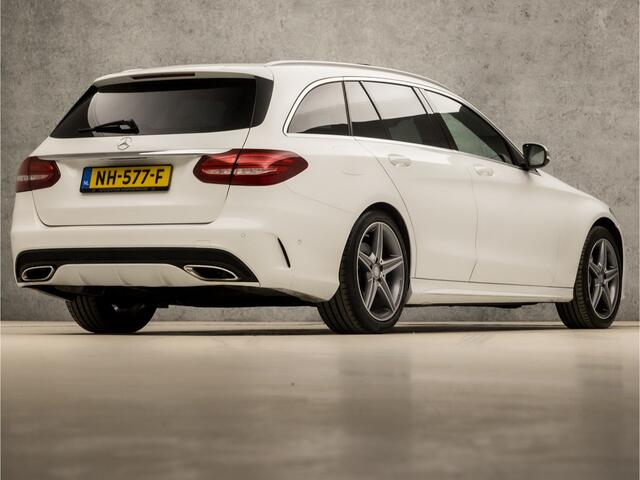 Mercedes-Benz C-KLASSE Estate 180 AMG Sport 157Pk Automaat (PANORAMADAK, NAVIGATIE, CLIMATE, LEDER, ELEK SPORTSTOELEN, STOELVERWARMING, GETINT GLAS, NIEUWE APK, NIEUWSTAAT)