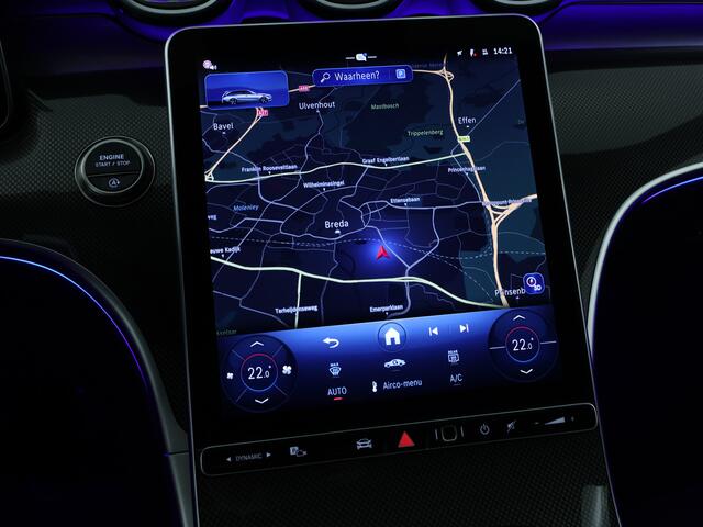 Mercedes-Benz C-KLASSE Estate 180 Star Edition AMG Line | Nightpakket | Trekhaak | Parkeerpakket met achteruitrijcamera | Spiegelpakket | Comfortpakket Plus | EASY PACK achterklep | Antidiefstalpakket GUARD 360° Plus |