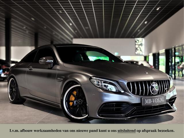 Mercedes-Benz C-KLASSE Coupé AMG 63 S Ceramic|Matte lak|Aerodynamica|Full Carbon|Performance stoelen|Burmester|BTW