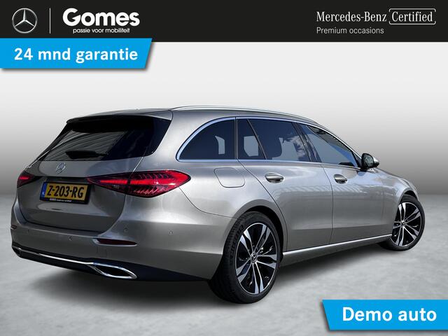 Mercedes-Benz C-KLASSE Estate 180 Luxury Line | Panoramadak | Dodehoekassistent | Privacy Glas Achter | Apple CarPlay | Android Auto | Elektrisch Verstelbare Stoelen + Memory | Sfeerverlichting | Stoelverwarming | Stuurverwarming