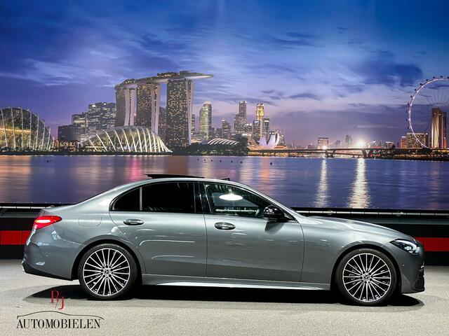 Mercedes-Benz C-KLASSE C300 e AMG Trekhaak|Memory|HeadUp|leder|Sfeer|Pano|360cam