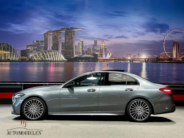 Mercedes-Benz C-KLASSE C300 e AMG Trekhaak|Memory|HeadUp|leder|Sfeer|Pano|360cam