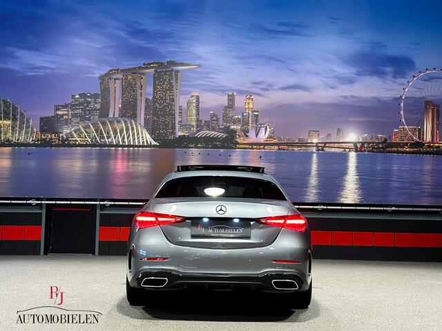 Mercedes-Benz C-KLASSE C300 e AMG Trekhaak|Memory|HeadUp|leder|Sfeer|Pano|360cam