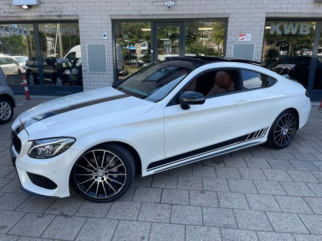 Mercedes-Benz C-KLASSE 200 Amg Bruin Leer Pano Burmester