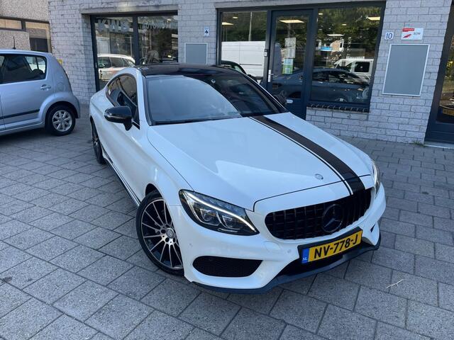 Mercedes-Benz C-KLASSE 200 Amg Bruin Leer Pano Burmester