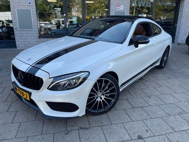 Mercedes-Benz C-KLASSE 200 Amg Bruin Leer Pano Burmester