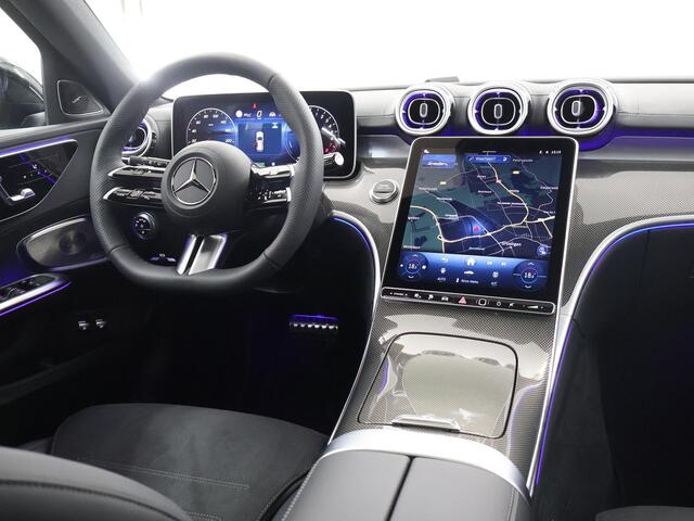 Mercedes-Benz C-KLASSE 300 e Business Solution AMG AMG Pakket | Memory | 360 Camera | Stuurassistent | Sfeerverlichting | Panoramadak | Burmester Sound System | Digital Light |