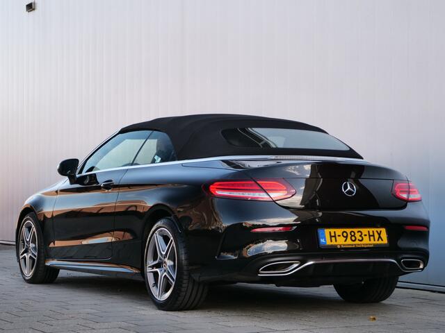 Mercedes-Benz C-KLASSE Cabrio 180 157pk AMG Line Premium Plus Automaat Apple Carplay / Leder / Camera / Windscherm