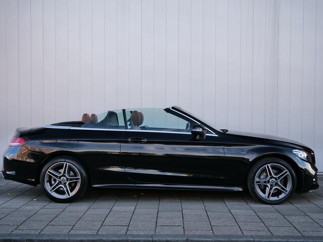 Mercedes-Benz C-KLASSE Cabrio 180 157pk AMG Line Premium Plus Automaat Apple Carplay / Leder / Camera / Windscherm