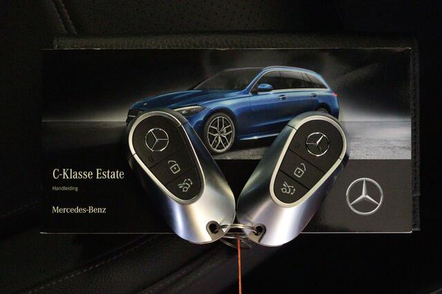 Mercedes-Benz C-KLASSE Estate 180 Luxury Line Automaat | NAVI | 360-CAMERA + PDC | LEER | ADAP CRUISE | AMBIENT-LIGHT |