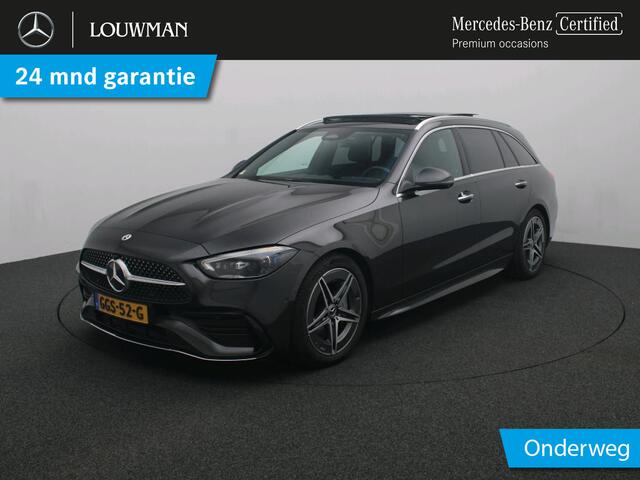 Mercedes-Benz C-KLASSE Estate 180 Star Edition AMG Line AMG Line | Panorama Schif-Kanteldak | Trekhaak | Memory voorstoelen. Inclusief 24 maanden Mercedes-Benz Certified garantie voor Europa.
