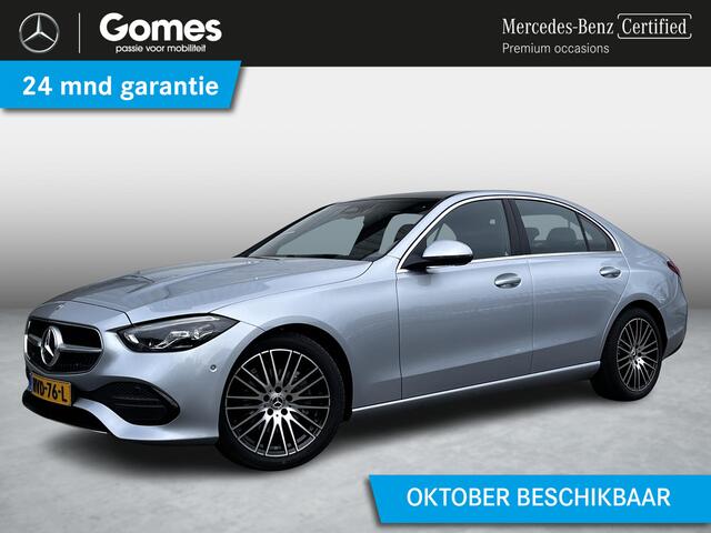 Mercedes-Benz C-KLASSE 180 Star Edition Luxury | Panoramadak | DISTRONIC Afstandsassistent | Elektrisch Verstelbare Stoelen + Memory | Dodehoekassistent | Apple CarPlay | Android Auto | Sfeerverlichting | Stoelverwarming | Elektrisch Inklapbare Buitenspiegels