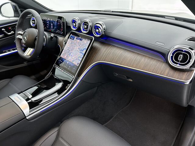 Mercedes-Benz C-KLASSE 300 e Business Solution AMG | Multicontourstoelen voor | Burmester® 3D surround sound system | AIR BALANCE pakket | Winter pakket | Stoelventilatie/- verwarming voor | Walnotenhout |
