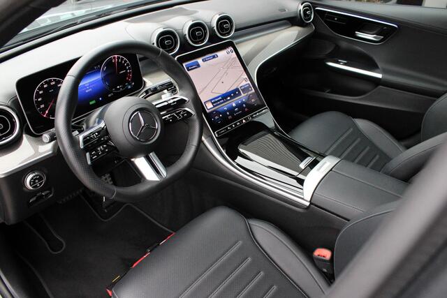 Mercedes-Benz C-KLASSE 300 e AMG Estate Pano | Trekhaak | Dodehoekassistent | Sfeerverlichting | Camera | Carplay | Spiegelpakket