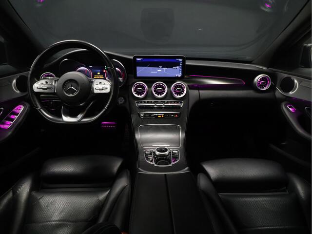 Mercedes-Benz C-KLASSE 180 AMG Sport [SCHUIFKANTELDAK, SFEERVERLICHTING, APPLE CARPLAY, ANDROID, CAMERA, STOELVERWARMING, VOL LEDER, CRUISE, CLIMATE, NIEUWSTAAT]