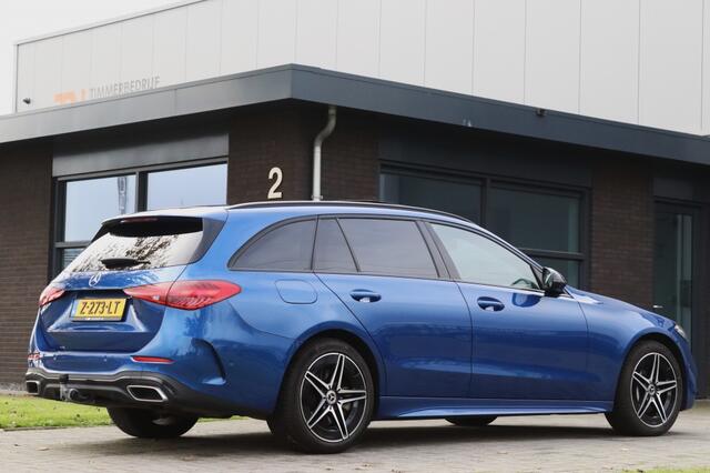 Mercedes-Benz C-KLASSE 300 e AMG Line Pano 360° Trekhaak Leder