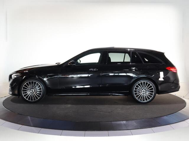 Mercedes-Benz C-KLASSE Estate 300e Business Solution AMG | Panoramaschuifdak | Rijassistentiepakket Plus | Trekhaak | Burmester | DIGITAL LIGHT | Night