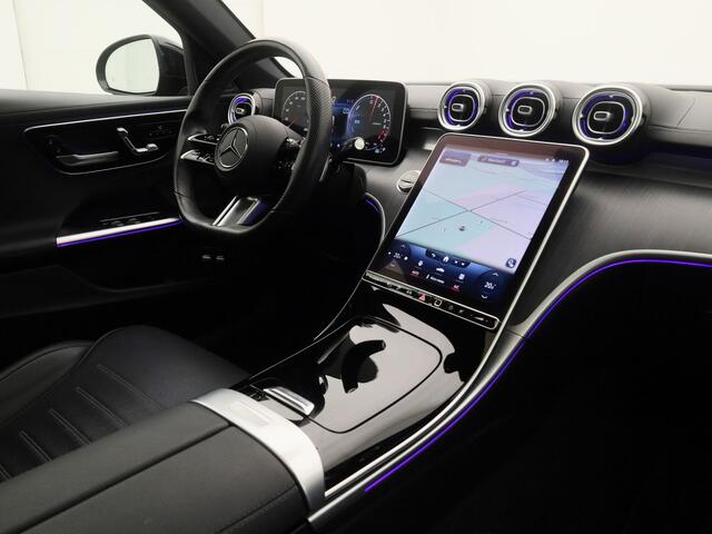 Mercedes-Benz C-KLASSE 300 e AMG Line | PANO | 360° | BURMESTER | SFEERVERLICHTING | ADAPTIVE | STOEL- EN STUURVERW. | TREKHAAK