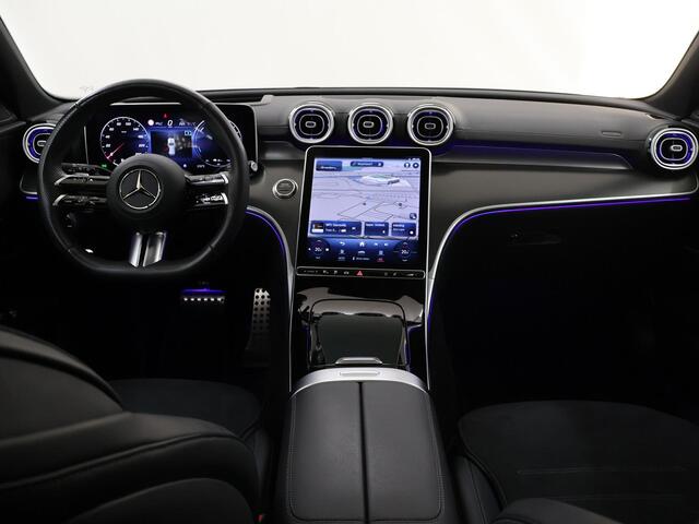 Mercedes-Benz C-KLASSE Estate 300 e AMG Line Limited | Burmester | Panoramadak | Trekhaak | Sfeerverlichting | Night pakket |