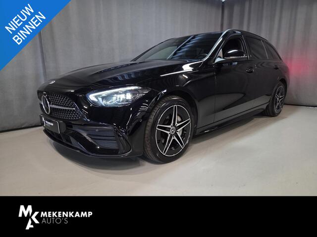Mercedes-Benz C-KLASSE Estate 300 e AMG Line 18"/Trekhaak/Adaptieve cruise/LED/Stoelverwarming/Camera/Elektrische klep/Dodehoek/Sfeerverlichting