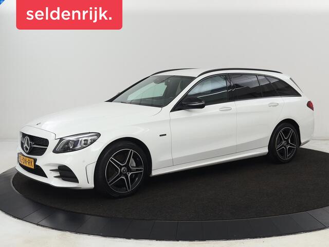 Mercedes-Benz C-KLASSE 300e AMG Night | Stoelverwarming | Carplay | Leder/Alcantara | Camera | Navigatie | Park Assist | Full LED | PHEV | Plug In