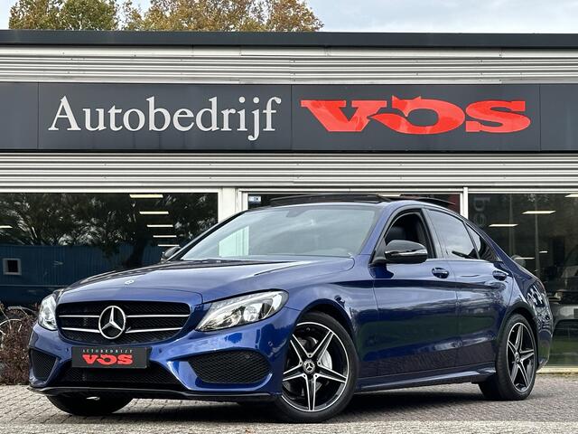 Mercedes-Benz C-KLASSE 180 AMG-Line | Panodak | Camera | Blind spot | Night pakket