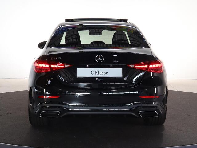 Mercedes-Benz C-KLASSE 180 Business Solution AMG | Panoramaschuifdak | Night | 19 inch LM Velgen | Trekhaak | 360 Camera | Memory Elek. stoelen