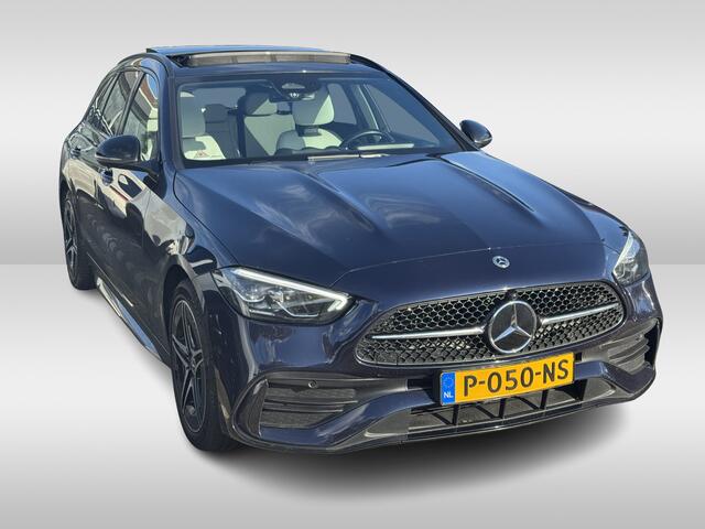 Mercedes-Benz C-KLASSE Estate 300 e AMG Line / Panoramadak / Camera / Ivoor Leder / LED / 18'' / CarPlay / DAB / Stoelverwarming / Cruise Control