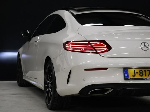 Mercedes-Benz C-KLASSE Coupé 300 Sport Edition [SCHUIFKANTELDAK, PDC V+A, CAMERA 360, APPLE CARPLAY, ANDROID AUTO, CRUISE CONTROL, BURMESTER, STOELVERWARMING, FLIPPERS, NIEUWSTAAT]