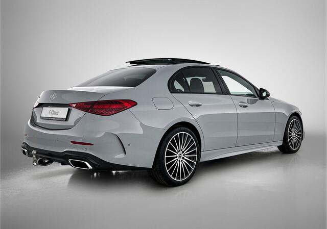 Mercedes-Benz C-KLASSE 300 e Business Solution AMG | Premium Plus pakket | Trekhaak | Nightpakket | Stoelventilatie voor | Sierdelen essenhout bruin | Nappaleder | Head-up display | 360°-camera | USB-pakket plus |