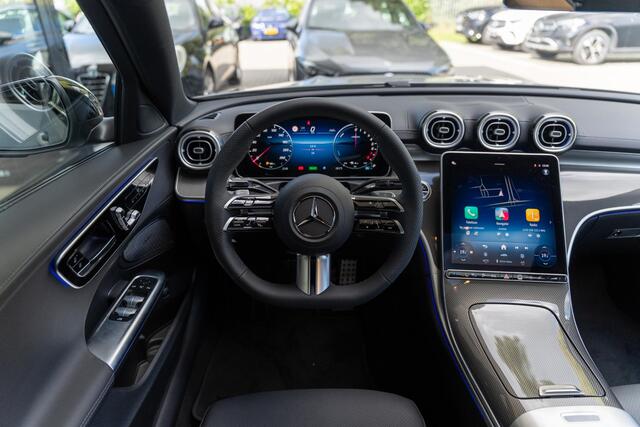 Mercedes-Benz C-KLASSE 300e Business Solution AMG | Night | Panoramaschuifdak | 360°-camera | DIGITAL LIGHT | Sfeerverlichting | 19" multispaaks AMG velgen |