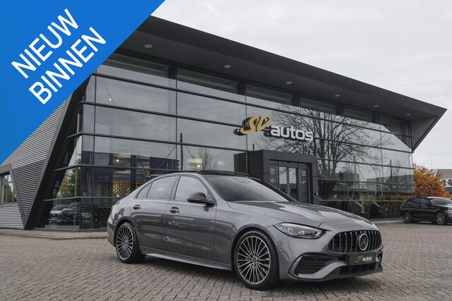 Mercedes-Benz C-KLASSE C300 AMG 258pk Panoramadak Burmester 3d Digital light Distronic+ Stuurassistent 360 camera 19" LMV