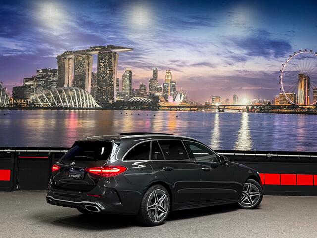 Mercedes-Benz C-KLASSE Estate C300 e AMG |Massage|Trekhaak|Stoelventilatie|HUD|Panorama