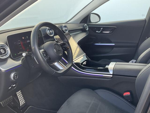 Mercedes-Benz C-KLASSE 220 D AMG Line Stoel.electr.Verw Sfeerverl, Hybride Nieuwstaat Grafietgrijs metalliclak