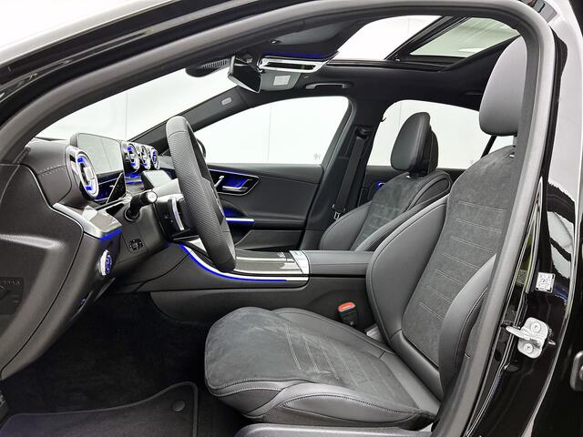 Mercedes-Benz C-KLASSE 300 e Business Solution AMG | Premium Plus pakket | Trekhaak | Nightpakket | Middenconsole metaalstructuur | Digital Light | Head-up display | Panoramaschuifdak | 360°-camera | Memorypakket | Augmented Reality Navigation |