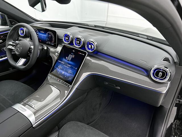 Mercedes-Benz C-KLASSE 300 e Business Solution AMG | Premium Plus pakket | Trekhaak | Nightpakket | Middenconsole metaalstructuur | Digital Light | Head-up display | Panoramaschuifdak | 360°-camera | Memorypakket | Augmented Reality Navigation |