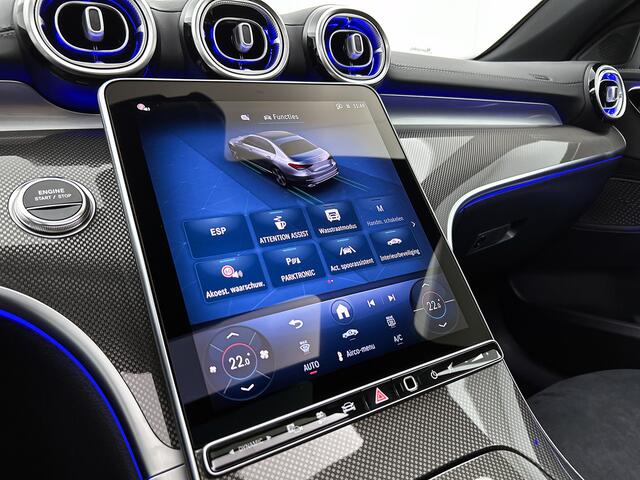 Mercedes-Benz C-KLASSE 300 e Business Solution AMG | Nightpakket | Trekhaak | Antidiefstalpakket GUARD 360° Plus | 360°-camera | Memorypakket | 19 inch AMG velgen | Panoramaschuifdak |