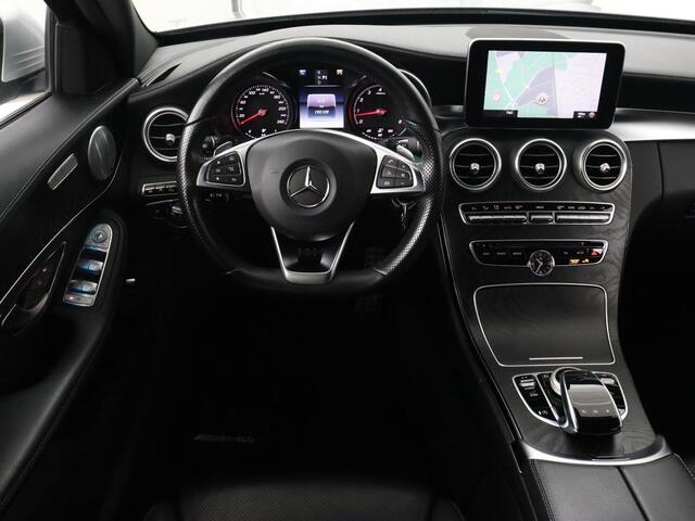 Mercedes-Benz C-KLASSE 400 4Matic AMG | 333pk | Head-Up | Adaptive cruise | Leder | Trekhaak | Luchtvering | Burmester Surround | Camera | Stoelverwarming | Navigatie Comand | Park Assist | Full LED