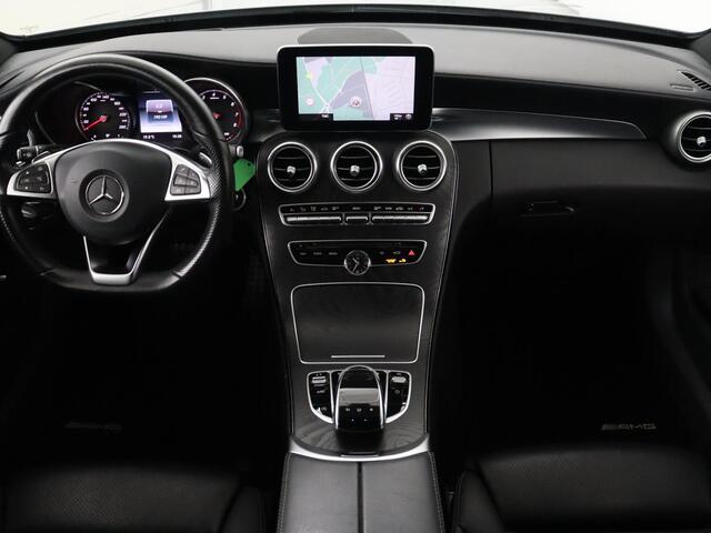 Mercedes-Benz C-KLASSE 400 4Matic AMG | 333pk | Head-Up | Adaptive cruise | Leder | Trekhaak | Luchtvering | Burmester Surround | Camera | Stoelverwarming | Navigatie Comand | Park Assist | Full LED