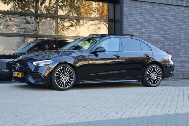 Mercedes-Benz C-KLASSE 200 AMG Line | PANO | SFEER | CARPLAY | STOELVERWARMING | 19 INCH |